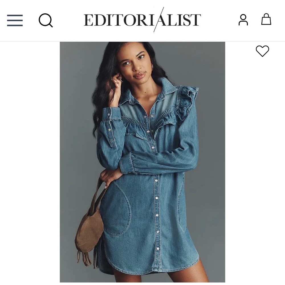 Pilcro Jean Dress XS